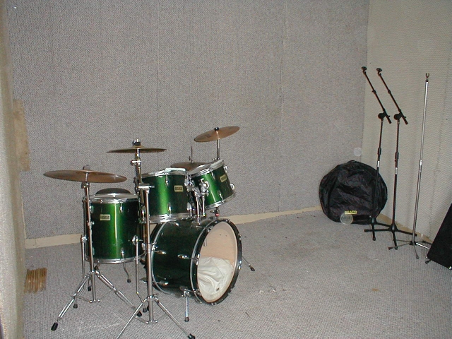 My drum set is so pretty after all these years.