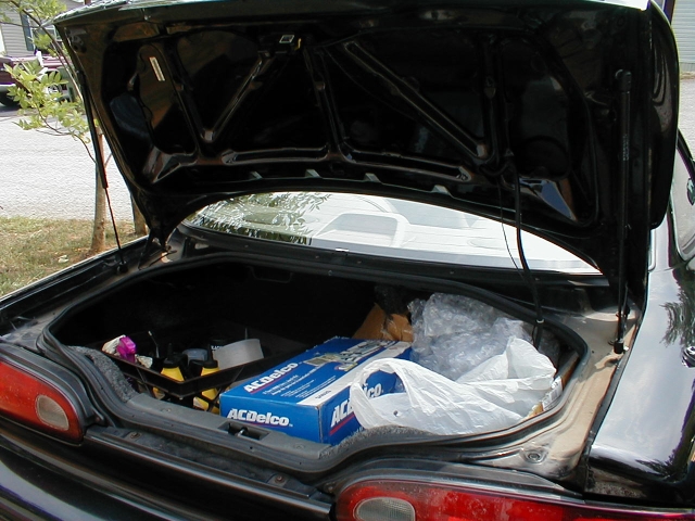 I finally replaced the trunk struts.