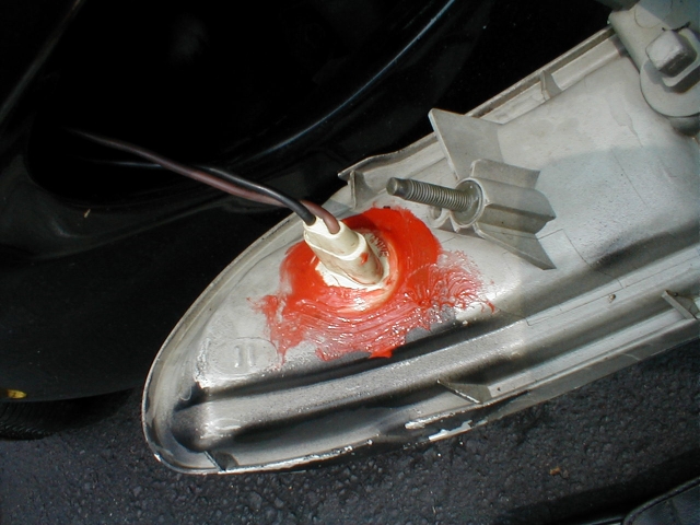 There has been water sloshing around in there since I put the parking lights in the fogs.